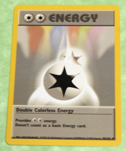 Vintage Pokemon Card Double Colorless Energy 96/102 - Image 1