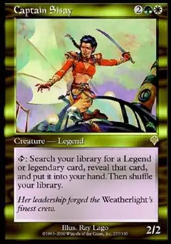 Captain Sisay - Light Play MTG Invasion - Image 1