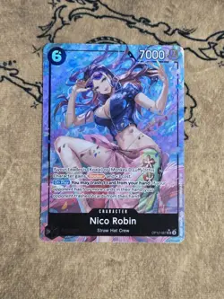 One Piece Card Game Nico Robin Alternate Art OP12-087 Super Rare NM English - Image 1