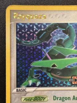 Rayquaza 22/107 EX Deoxys Pokemon Card Reverse Holo Foil Rare HP - Image 3
