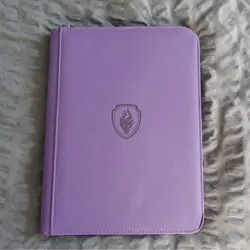 BRAND NEW Pokemon TCG Purple 9 Pocket Zip Binder Holds 350+ Cards Rigid Cover - Image 1
