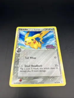 2006 Pokemon Pikachu Delta Species 79/110 EX Holon Phantoms TCG Card - Image 2
