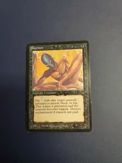 Magic MTG Legends Imprison DISAVOWED CARD Never Played LP Christopher Rush - Image 1