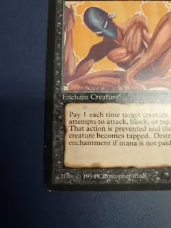 Magic MTG Legends Imprison DISAVOWED CARD Never Played LP Christopher Rush - Image 2
