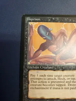 Magic MTG Legends Imprison DISAVOWED CARD Never Played LP Christopher Rush - Image 3