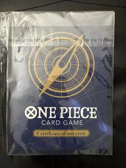 RARE One Piece Card Game - Certificate of Our Crew Oversized Luffy 1/1000 - Image 2