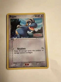 Bagon 43/108 EX Power Keepers Reverse Holo Vintage Pokemon Card LP Stamped 16B - Image 1