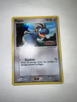 Bagon 43/108 EX Power Keepers Reverse Holo Vintage Pokemon Card LP Stamped 16B - Image 2