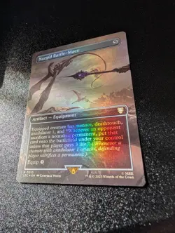 Near Mint x 1 Nazgul Battle-Mace - Foil - Borderless Commander: The Lord of the - Image 1
