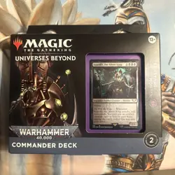 MTG Warhammer 40k Necron Dynasties Commander Deck New, Sealed - Image 1