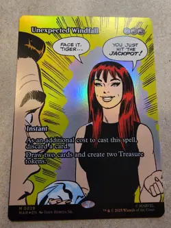 Unexpected Windfall - #29 Foil (Borderless) Marvel Eternal-Legal - Mtg - Image 1