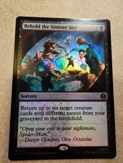 Behold the Sinister Six! - #51 Foil - Marvel's Spider-Man - Mtg - Image 1