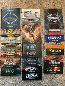 LOT Of 23 Magic the Gathering Players Guide Fat Pack Booster Color MTG Books - Image 1