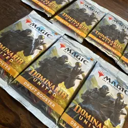 🔥 MTG Dominaria United Draft Booster Packs - Lot of 7 Factory Sealed Packs DMU - Image 3