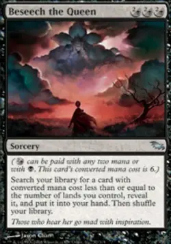 Moderate Play x 1 Beseech the Queen Shadowmoor - Image 1