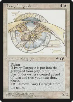 1x Ivory Gargoyle - LP - Alliances - SPARROW MAGIC - Image 1