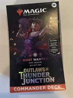 Magic the Gathering MTG Outlaws of Thunder Junction Most Wanted Commander Deck - Image 1