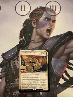 x1 Aurelia, the Law Above (0357) - Showcase R MTG Murders at Karlov Manor M/NM, - Image 1