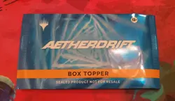 Aetherdrift Sealed Box Topper Magic The Gathering - Image 1