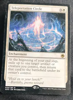 Teleportation Circle Adventures In The Forgotten Realm MTG NM - Image 1