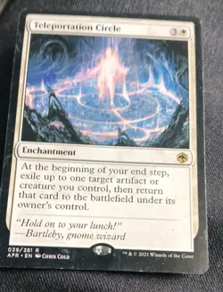 Teleportation Circle Adventures In The Forgotten Realm MTG NM - Image 2