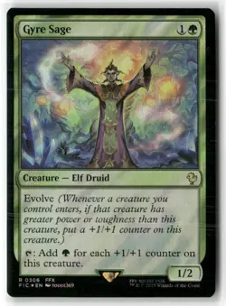 Gyre Sage (Surge Foil) Commander: Final Fantasy Foil MAGIC MTG NM - Image 1