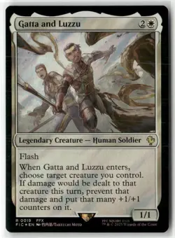 Gatta and Luzo (Surge Foil) Commander: Final Fantasy Foil MAGIC MTG NM - Image 1