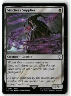 Stitchers Supplier Commander Final Fantasy Surge Foil NM MTG MAGIC - Image 1