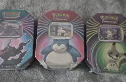 Pokemon 2021 Knockout Tin Sets of 3 Evolving Skies Fusion Strike Brilliant Stars - Image 2