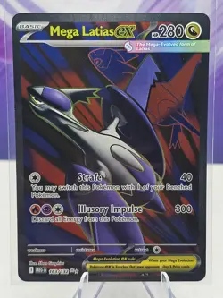Near Mint Mega Latias ex 163/132 Mega Evolution Ultra Rare - Image 1