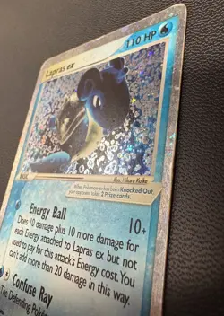 Lapras ex 99/109 Ruby and Sapphire Holo Ultra Rare Pokemon TCG Nintendo 151 - Image 3