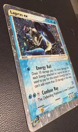 Lapras ex 99/109 Ruby and Sapphire Holo Ultra Rare Pokemon TCG Nintendo 151 - Image 4