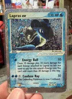 Lapras ex 99/109 Ruby and Sapphire Holo Ultra Rare Pokemon TCG Nintendo 151 - Image 5