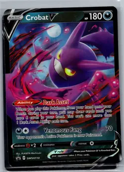 Crobat V SWSH110 - Pokemon TCG SWSH Black Star Promos - Holo Promo (NM) - Image 1