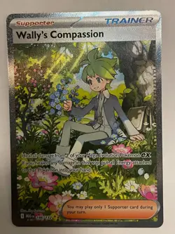 Pokemon Wally's Compassion 186/132 Me01: Mega Evolution Holo - Image 1