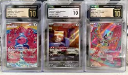 Graded CGC Pokemon TCG Lot Of 6 Graded Slabs. Pristine 10, Gem 10, Mint/M+ Japan - Image 2
