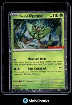 2024 POKEMON GAMESTOP PROMO #024/167 TEAL MASK OGERPON - Image 1