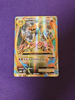 Pokemon M Charizard EX 101/108 Evolutions Ultra Rare Full Art Holo HP-DMG - Image 1