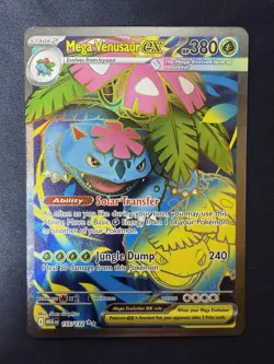 Pokemon TCG: Mega Evolution Base Set Mega Venusaur ex 155/132 Full Art NM - Image 5
