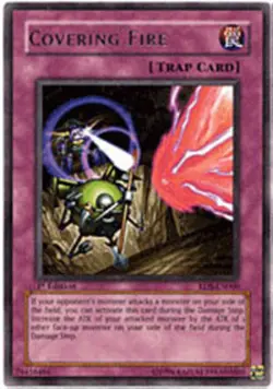 Yugioh! MP Covering Fire - RDS-EN060 - Rare - 1st Edition Moderately Played, Eng - Image 1