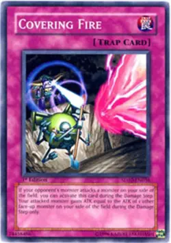 Yugioh! Covering Fire - SD10-EN036 - Common - 1st Edition Near Mint, English - Image 1