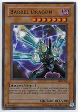 Yugioh! HP Barrel Dragon - MRD-126 - Ultra Rare - Unlimited Edition Heavily Play - Image 1
