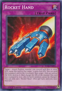 Yugioh! LP Rocket Hand - RATE-EN093 - Common - 1st Edition Lightly Played, Engli - Image 1