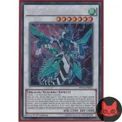 Yugioh Clear Wing Synchro Dragon MP16-EN022 Secret Rare 1st Edition NM - Image 1