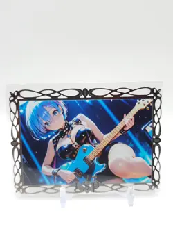 Goddess Story - Silver Metal Waifu Card - Rem - NUMBERED #/200 - Image 1