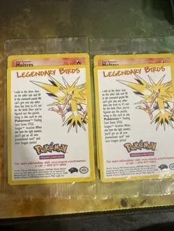 Moltres Legendary Birds Promo Black Star Pokemon Card Brand New Sealed - Image 1