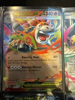 Pokemon Singles Bundle Lot of 6 Cards Holos Pokemon Mega Evolution - Image 3