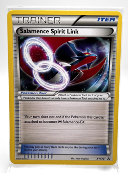 Salamence Spirit Link XY172 Regular Pokemon Card Black Star Promo LP - Image 1