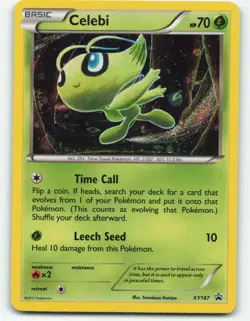 Celebi XY187 Promo Holo Pokemon card - Image 1