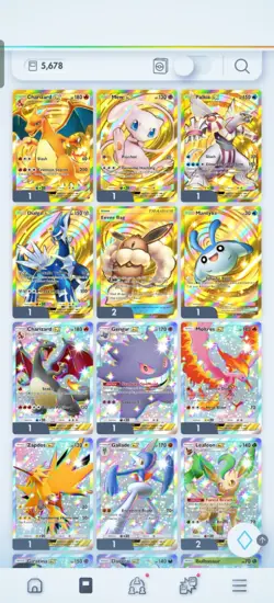 Pokemon TCG Pocket Account - 5,678 Cards - 244 Hourglasses - Lv 50 Master Ball - Image 1